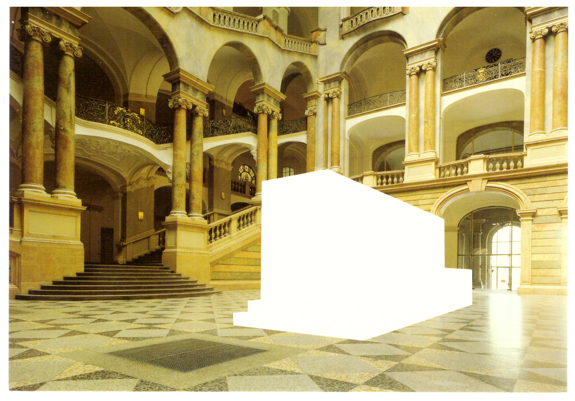 <p>Einladungskarte zur Ausstellung "Raimund Kummer", Kunstraum München e.V., 1988, Drucksache, 11.4 × 16.2 cm</p>