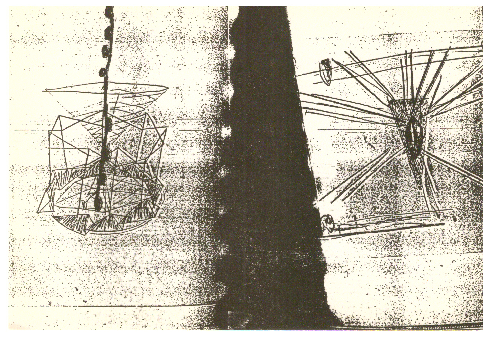 <p>Einladungskarte zur Ausstellung "Horst Münch, Ulrike Nattermüller", Kunstraum München e.V., 1986, Drucksache, 11.1 × 16 cm</p>