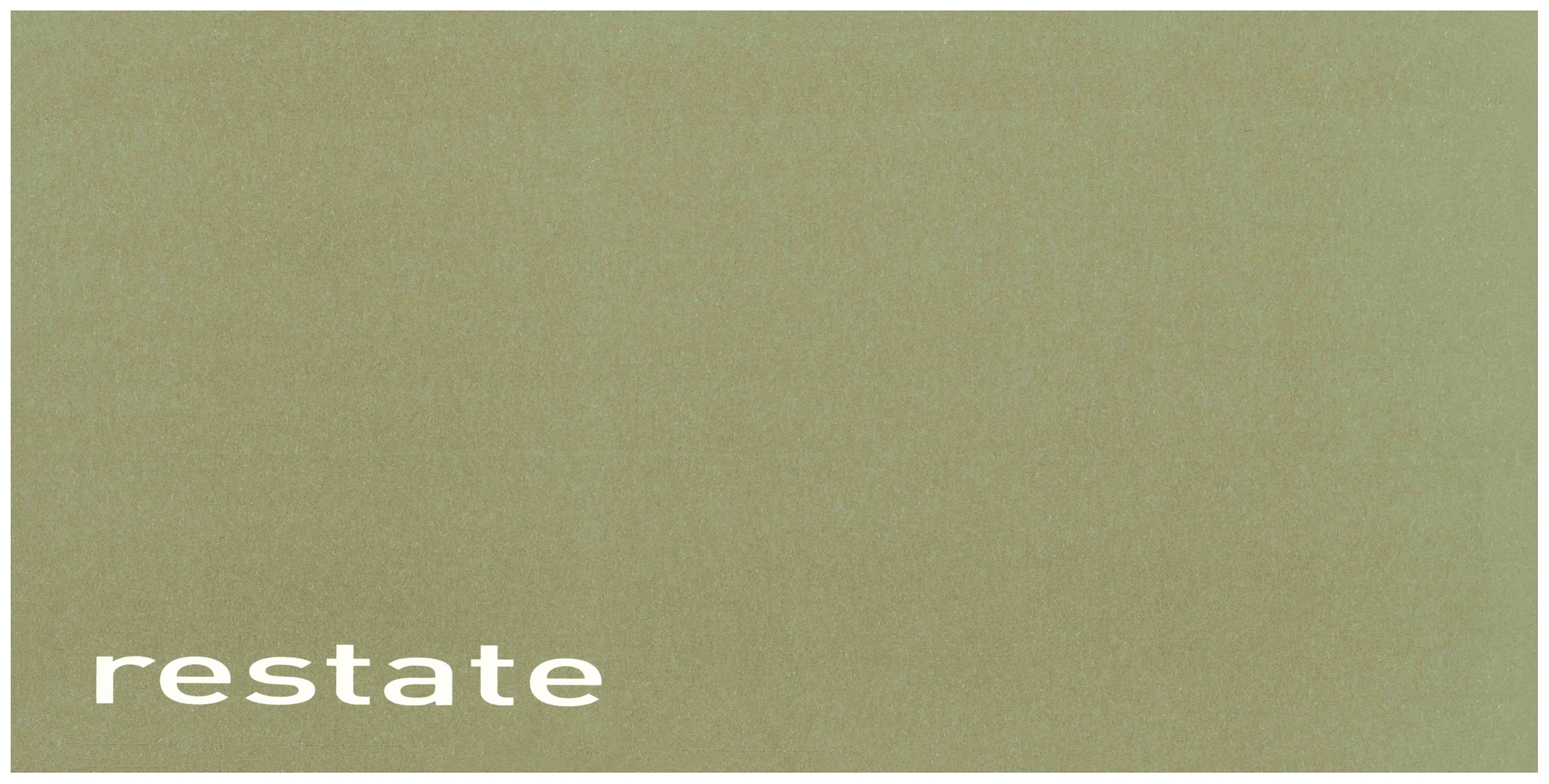 <p>Einladungskarte zur Ausstellung "Restate", Kunstraum München e.V., 2001, Drucksache, 10.5 × 21 cm</p>