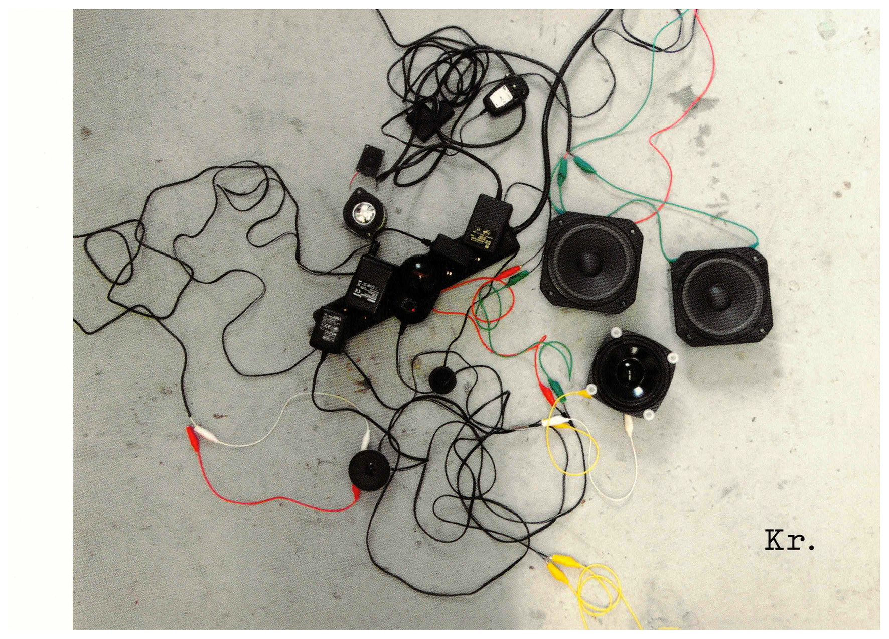 <p>Einladungskarte zur Ausstellung "Bernhard Schreiner, Power Supply–Sonisches Arbeiten", Kunstraum München e.V., 2014, Drucksache, 10.4 × 14.8 cm</p>