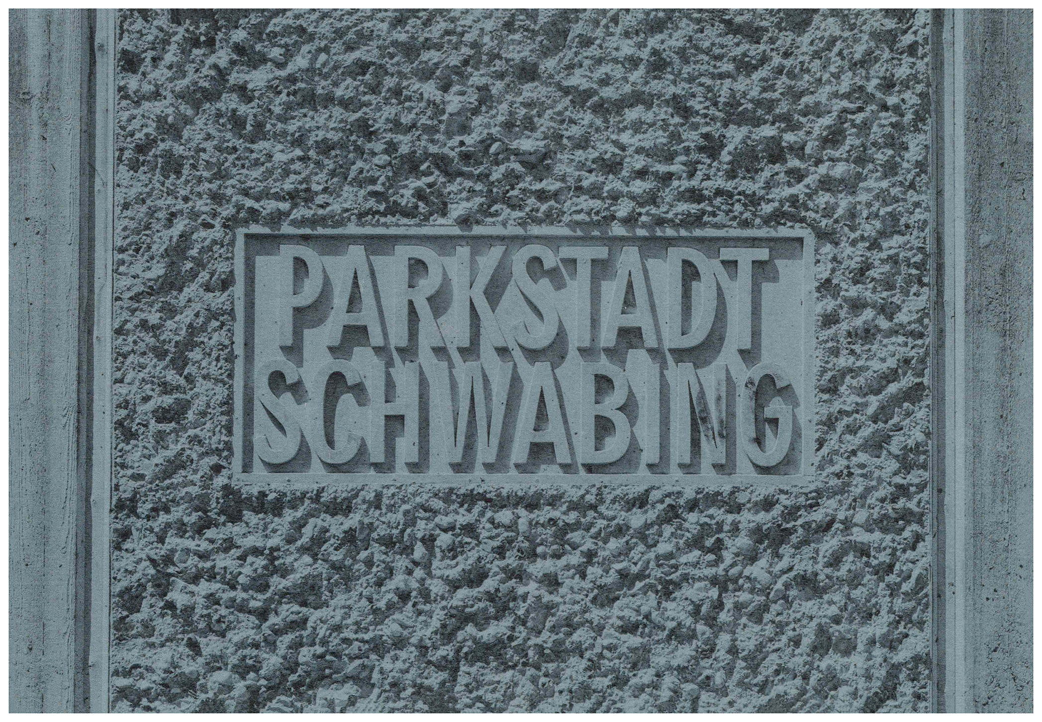 <p>Einladungskarte zur Ausstellung "Arne Schmitt, Zeichen der Zeit. Zur Geschichte eines geschichtslosen Gebiets genannt Parkstadt Schwabing", Kunstraum München e.V., 2020, Drucksache, 12 × 17.5 cm</p>