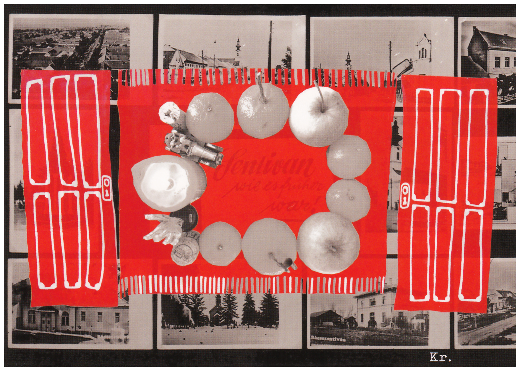 <p>Einladungskarte zur Ausstellung " Manuela Rzytki, Anna McCarthy. House For Them Ancesters", Kunstraum München e.V., 2015, Drucksache, 10.3 x 14.8 cm</p>
