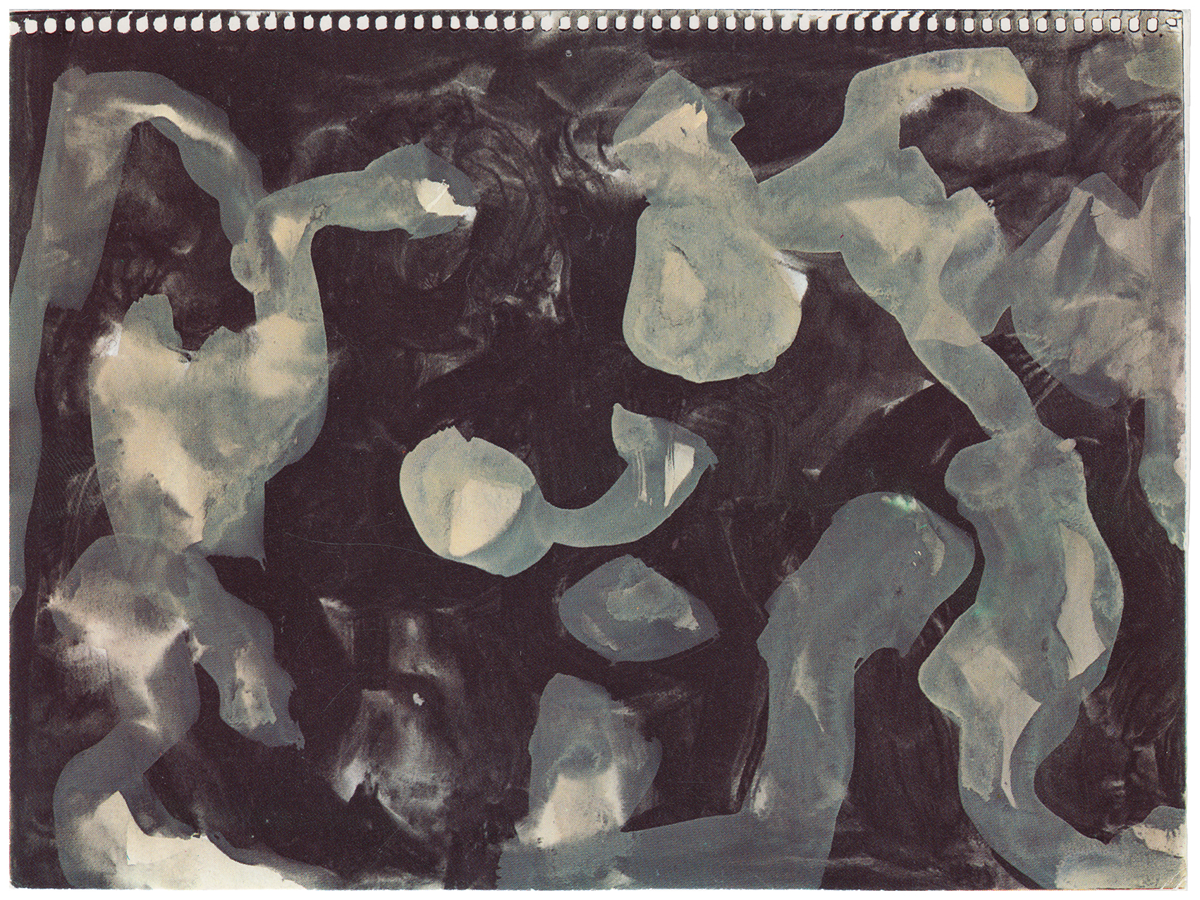 <p>Einladungskarte zur Ausstellung "Greg Kwiatek. Bilder und Zeichnungen 1979–1985", Kunstraum München e.V., 1985, Drucksache, 10.5 x 14.1 cm</p>